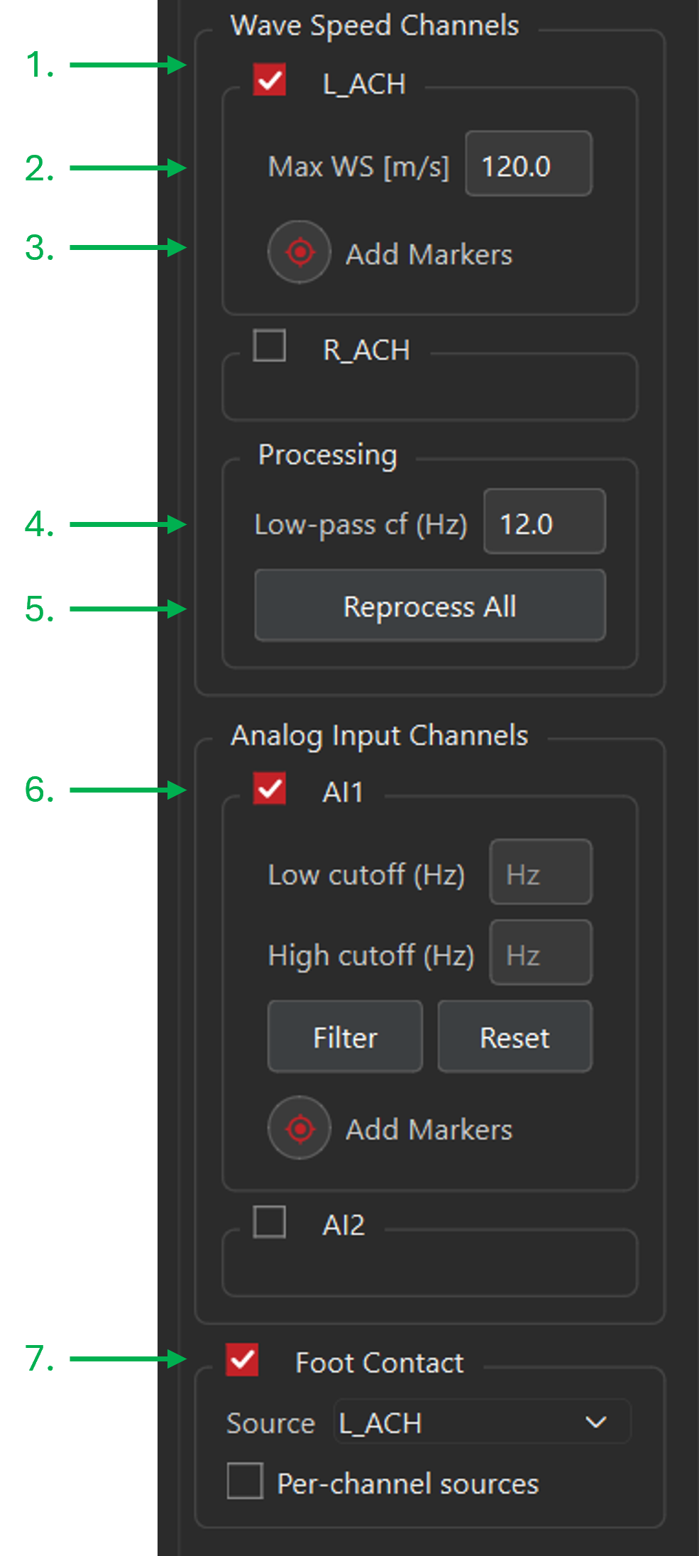 Figure 1: Channel select panel.